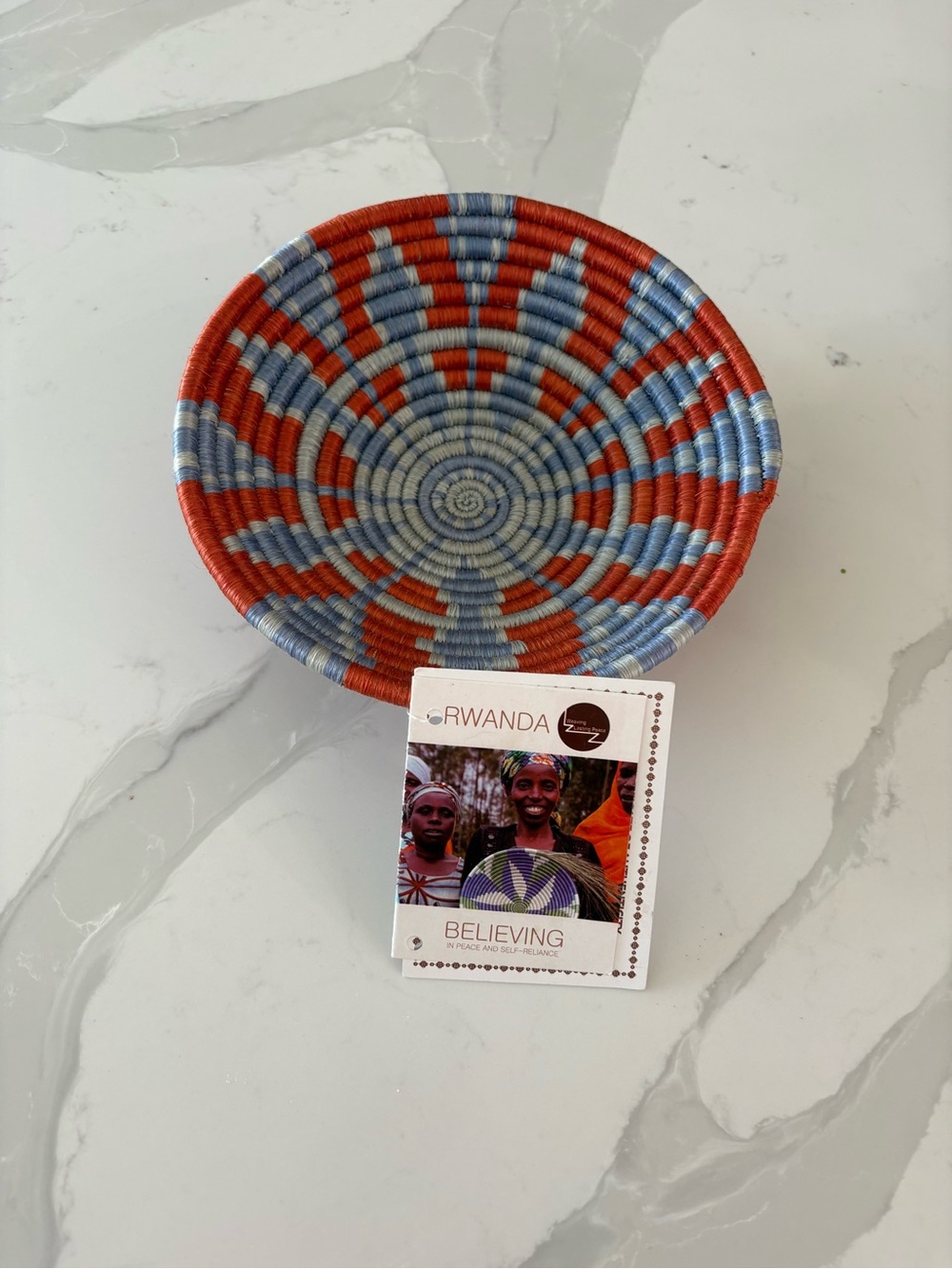 African Rwanda Home and Wall Basket